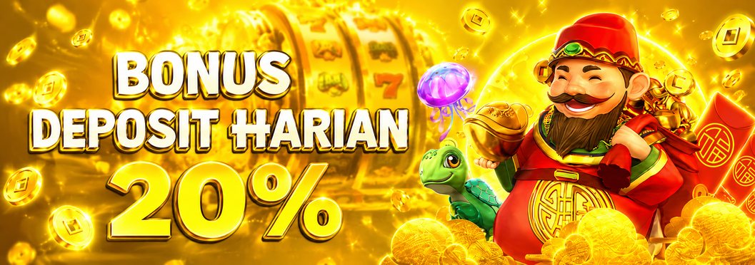 BONUS DEPOSIT HARIAN 20%
